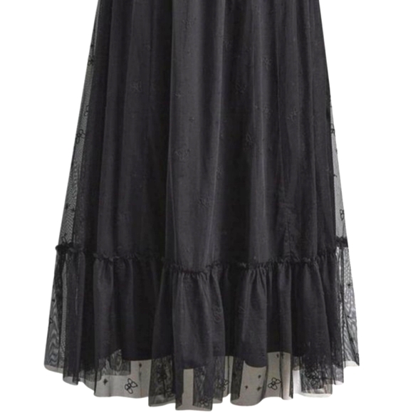 ❤NWT VINTAGE TORRID MINNIE MICKEY MOUSE PRINT SHEER MESH MAXI DRESS DISNEY PLUS - Picture 14 of 16